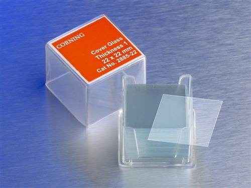 2845-25 | Corning® 25x25 mm Square #1 Cover Glass